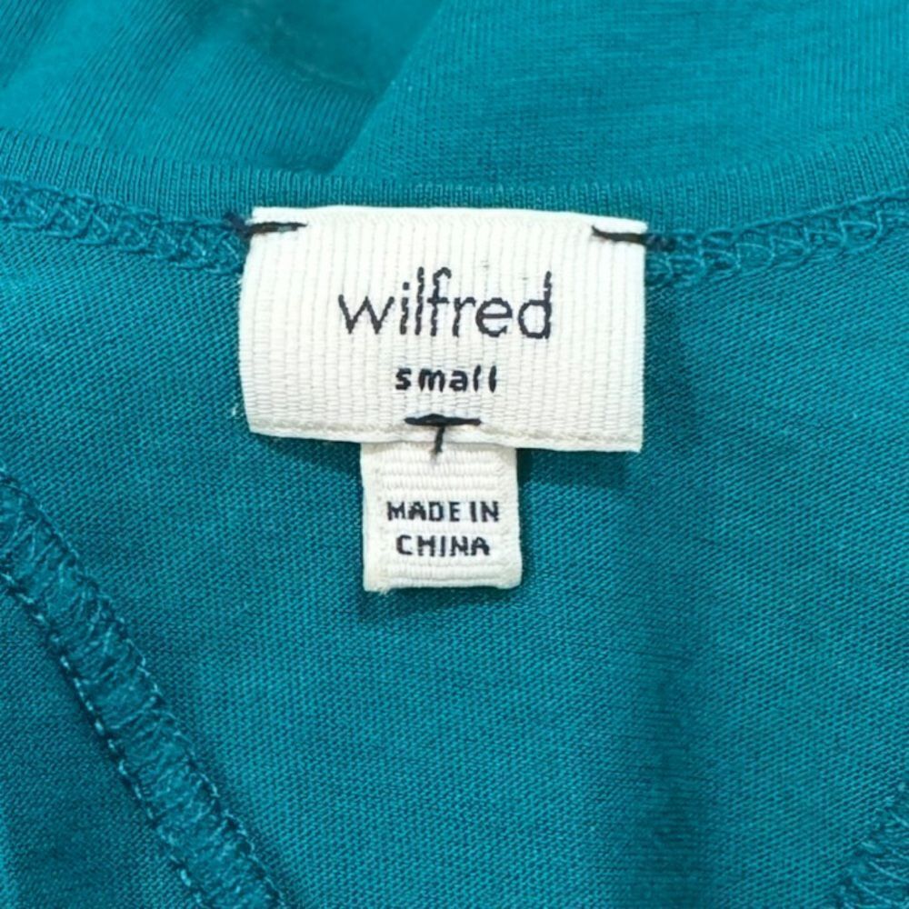 Wilfred Teal Racerback Pocket Tank Top Women’s Small - Picture 3 of 3